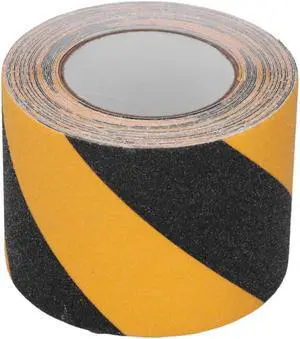 Kuning dan Hitam Keselamatan Pita Menandai Adhesive Non-slip Peringatan Garis untuk Lantai Dinding Pipa Marking Tape
