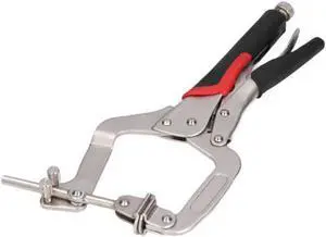 Woodworking C Clamp Adjustable Right Angle 2-IN-1 Clamp Welding Carpentry Tool Pocket Hole Face Clamp Clips