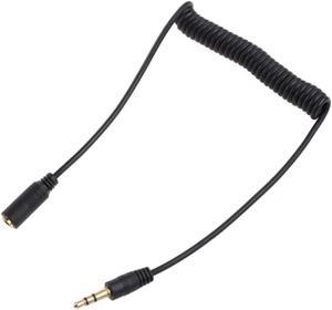 3.5mm Jack Male To Female Spring Aux Headphone Stereo  Extension Cable