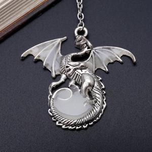 Glow In The Dark Luminous Book Marker Creative Feather Dragon Label Sch