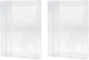 Clear Box  Sleeve CIB Protector for SNES/N64 Games Cartridge Box
