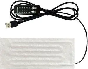 Portable USB Heating Film Fast Heating Heating Pad Soft Heat Pad Warming Gear for Back Pain  Relief Outdoor