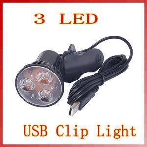 USB 3 LED Clamping Clip Light Bulb Lamp for Desktop Notebook PC Laptop Reading YYDS