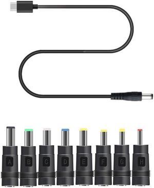 8in1 USB C PD to 12V 3.5/4.0/4.8/5.5mm Cable for Camera Router More12 V Devices