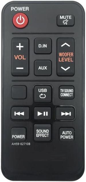Sound Bar Replace AH59-02710B Remote for SamsungHW-J250 HW-JM25 for echo Soundbar Remote Controller Black