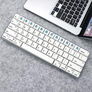 Cute Hippo XDA Profile Keycaps PBT Dye Sublimation Set for Mechanical Keyboard