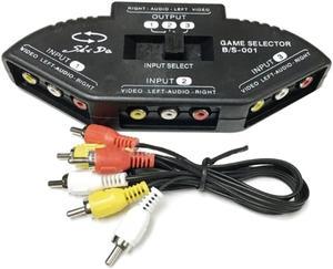 Switch-Splitter AV-Switch Box AV-Audio Video Signal Switcher Selector Converter