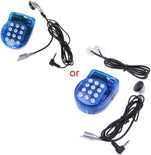 B Hands Mini Corded Telephone Phone for Head + Headset