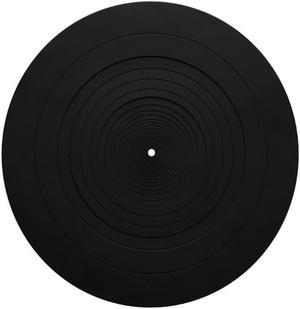 Turntable Platter Mat Silicone for LP Anti-slip Pad Universal for Audio Turntable Platter (about 12 Inch Diameter)