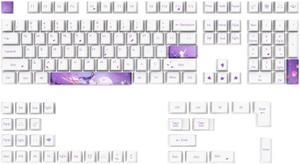 Cherry Height Keycaps for 108-Key 5-Side Dye Sublimation PBT Mechanical Keyboard