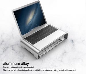 Aluminum Computer Monitor Stand / Display Screen Riser Bracket Heightening Mount