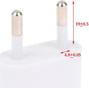 EU Plug Adapter Travel Adapter CN US To EU KR Brazil Israel Black/White Power Adapter Electrical Plug Converter Sockets Outlet