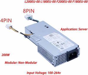 200W PSU For Server 780 790 990 USFF Computer Power Supply 1VCY4 L200EU-00 200W Can Instead of L180EU-00 F180EU-00 F200EU-00