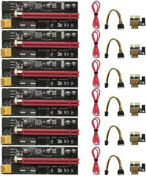 VER009S Plus PCI-E Riser Card 009S PCIE X1 To X16 6Pin Power 60CM USB 3.0 Cable For Graphics Card GPU Mining Dropship