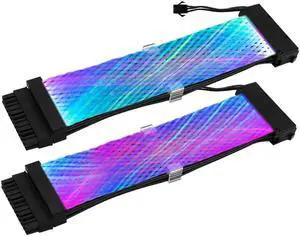 RGB Single Light Source Edition Motherboard 24Pin Adapter Cable Extension Cable For 24Pin 3Pin Motherboard Extension Cable