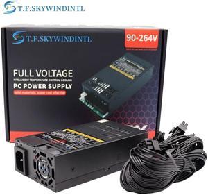 350 Watt 400W Power Supplies Flex ATX Power Supply with Fixed Cables and 80 Plus Gold with 6Pin PCIe Connector 110V 220v