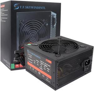 Atx pc 600W Full voltage Power Supply - Rated 600W,ATX PSU, Lightweight & Suitable for Intel AMD Compute