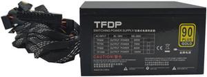 Rated 450W Max 600w 12cm Silent Cooling Fan Game Gaming 24pin PSU PC Computer Power Supply