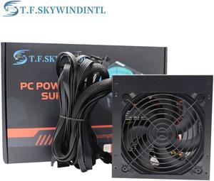 Rated 800W Desktop Power Supply PSU PFC Silent Fan ATX 24pin PC Computer SATA Gaming PC Power Supply