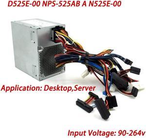 525W ATX Server Power Supply for YY922 0YY922 525W PSU N525E-00 NPS-525AB A For Precision T3400 390 525w PSU 80 Plus 92mm Fan