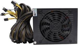 Super 2800w Mining Power Supply ATX ETH Bitcoin Asic Mining Power Ethereum Power Supply Mining Rig 8 GPU For PC PSU Mining