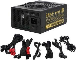 Full Moduler ATX Power Supply Colorful 2000W ETH BTC Mining Power Supply Miner Support 8 High-end Graphics Cards GPU For PC PSU