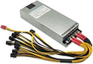 2400w High Efficient 2500W Mining Psu 2500W Power Supply Antminer Psu Computer Power Supply Gpu Server Psu 10x6pin Cable