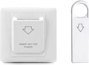 Type 86 High Energy-saving Magnetic Key for Power with 3 Insert Cards Power Switch for Hotel Magnetic Card Switch