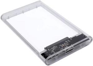 2.5" HDD Case SATA To USB 3.0 5Gbps 4TB Hard Disk Case Add Metal HDD Enclosure Transparent HDD Housing Support UASP