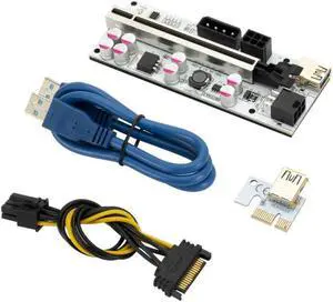 Riser VER010 USB 3.0 PCI-E Riser VER010-X Express Cable Riser For Video Card X16 Extender PCI-E Riser Card For Mining