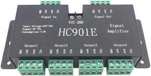 SP901E SPI Signal Amplifier for WS2812B WS2811 WS2813 Pixel RGB LED Strip Signal Repeater Addressable Dream Color Tape DC5-24V