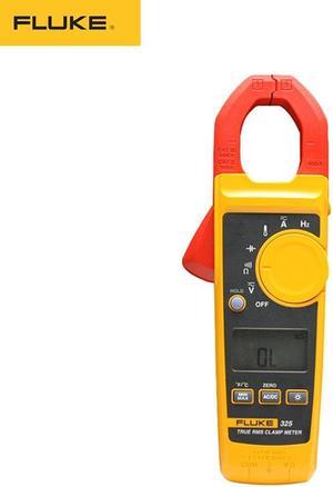 Fluke 325 True-RMS Clamp Meter AC DC Current and Voltage Tester Resistor Capacitance Frequency Temperature Multimeter