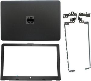 For HP 15-BS 15-BW 15T-BR 15T-BS 250 255 G6 LCD Back Cover + Bezel + Hinges (Black) 924899-001