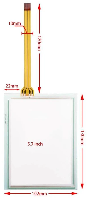 5.7" 2711P-TC620D PN-31781,Touch Screen Panel 130*102mm 5.7" 2711P-TC620D PN-31781,Touch Screen Panel 130*102mm