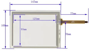 TP3029S1 4-wire 147*109mm,Touch Glass Panel Protective Screen TP3029S1 4-wire 147*109mm,Touch Glass Panel Protective Screen