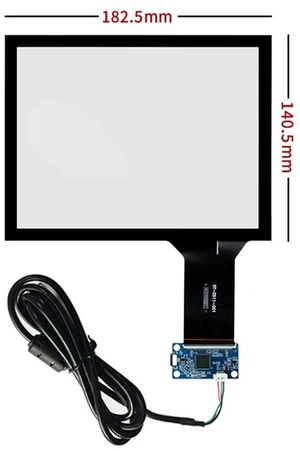 8 Inch 182X140mm Capacitive Touch Screen,USB Control Card Set Cable Plug And Play 8 Inch 182X140mm Capacitive Touch Screen,USB Control Card Set Cable Plug And Play