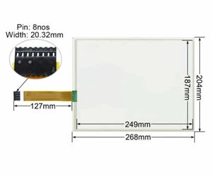ETOP40C-0050 ETOP40C0050,Glass Panel Touch Screen ETOP40C-0050 ETOP40C0050,Glass Panel Touch Screen