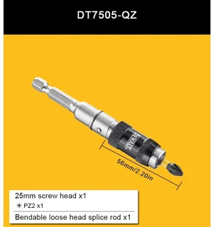 Impact Pivoting Bit Holder Power Tool Accessories Driver Electric Screwdriver Accessories DT7505-QZ Impact Pivoting Bit Holder Power Tool Accessories Driver Electric Screwdriver Accessories DT7505-QZ