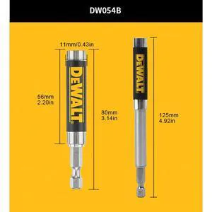 DW2054B Magnetic Screw Drive Guide Drill Bit Holder for Driver Socket Magnetic 1/4in Bit Holder Adapter Tool Accessories DW2054B Magnetic Screw Drive Guide Drill Bit Holder for Driver Socket Magnetic 1/4in Bit Holder Adapter Tool Accessories