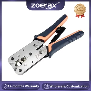 Network Crimping Tool Modular Crimper Networking Wire Tool Kit Cut and Strip Networking Cables Only for 8P RJ45 Network Crimping Tool Modular Crimper Networking Wire Tool Kit Cut and Strip Networking Cables Only for 8P RJ45