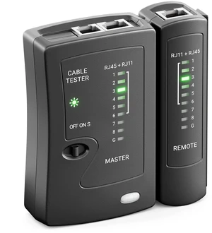 Network Ethernet Cable Tester for LAN RJ45 Cat5 Cat5e Cat6 Cat6a Cat7 UTP/Shielded Cable and RJ11 RJ12 Network Ethernet Cable Tester for LAN RJ45 Cat5 Cat5e Cat6 Cat6a Cat7 UTP/Shielded Cable and RJ11 RJ12