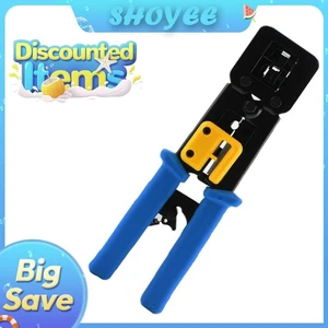 Pass Through RJ45 crimper hand network tools pliers cat5 cat6 8p8c Cable Stripper pressing clamp tongs clip multi function Pass Through RJ45 crimper hand network tools pliers cat5 cat6 8p8c Cable Stripper pressing clamp tongs clip multi function