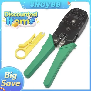RJ45 Crimper RJ11 RJ45 Crimping Tool Ethernet Network LAN Cable Crimper Cutter Stripper Plier for 6P 8P RJ11 RJ12 RJ45 RJ45 Crimper RJ11 RJ45 Crimping Tool Ethernet Network LAN Cable Crimper Cutter Stripper Plier for 6P 8P RJ11 RJ12 RJ45