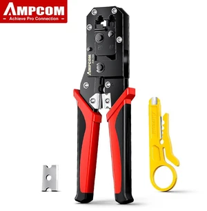 RJ45 Crimping Tool Ethernet Network LAN Cable Crimper Cutter Stripper Plier 8P RJ45 6P RJ12 RJ11 for Modular Connector RJ45 Crimping Tool Ethernet Network LAN Cable Crimper Cutter Stripper Plier 8P RJ45 6P RJ12 RJ11 for Modular Connector