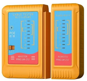 LAN Cable Tester, POE Burn-Proof Network Cable Tester, RJ45 RJ11 CAT5 UTP LAN Cable Tester, Network Tool, Network Repair LAN Cable Tester, POE Burn-Proof Network Cable Tester, RJ45 RJ11 CAT5 UTP LAN Cable Tester, Network Tool, Network Repair