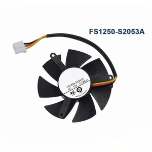 FS1250-S2053A 12V 0.19A 3-Wire Graphics Card Fan for GTX1050 GTX1050Ti FS1250-S2053A 12V 0.19A 3-Wire Graphics Card Fan for GTX1050 GTX1050Ti