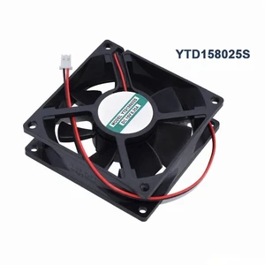 YTD158025S DC 15V 0.35A 80x80x25mm 2-Wire Square Cooling Fan YTD158025S DC 15V 0.35A 80x80x25mm 2-Wire Square Cooling Fan