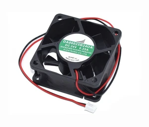 6025 60x60x25mm 60mm 24V 0.25A DA06025B24UA 2-Wire Converter Chassis Cooling Fan 6025 60x60x25mm 60mm 24V 0.25A DA06025B24UA 2-Wire Converter Chassis Cooling Fan
