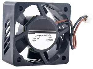 U30R12NS1Z5-51 30mm 30x30x15mm DC12V 0.05A 2Pin Micro Cooling Fan for Printer Power Supply U30R12NS1Z5-51 30mm 30x30x15mm DC12V 0.05A 2Pin Micro Cooling Fan for Printer Power Supply