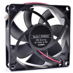 DY8025 80mm 8025 80x80x25mm 12V 0.16A 2Line Computer Chassis Power Cooling Fan DY8025 80mm 8025 80x80x25mm 12V 0.16A 2Line Computer Chassis Power Cooling Fan